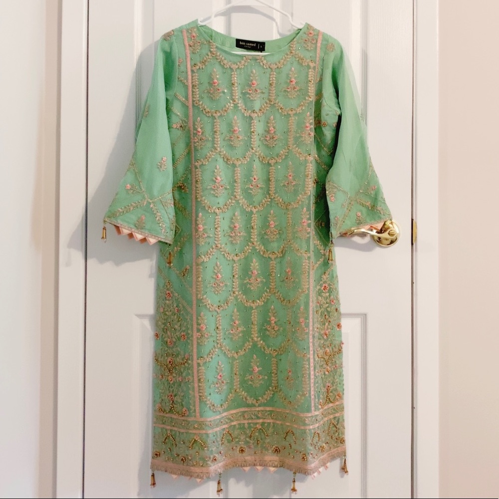 Bin Saeed Pakistani Salwar Kameez 3-Piece Formal